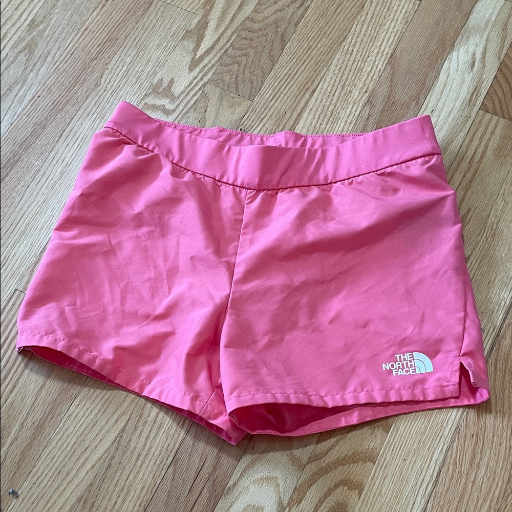The North Face Girls Coral Pink Shorts